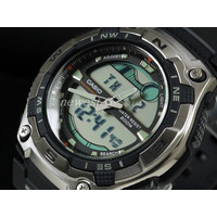 CASIO JVI rv SPORTS GEAR X|[cMA AQW-100-1A X|[cEHb` COf