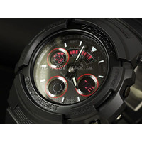 CASIO JVI rv G-SHOCK W[VbN GVbN MAT BLACK RED EYE }bgEubNEbhEAC AW-591ML-1A COf@[